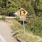 20 mph highway sign
